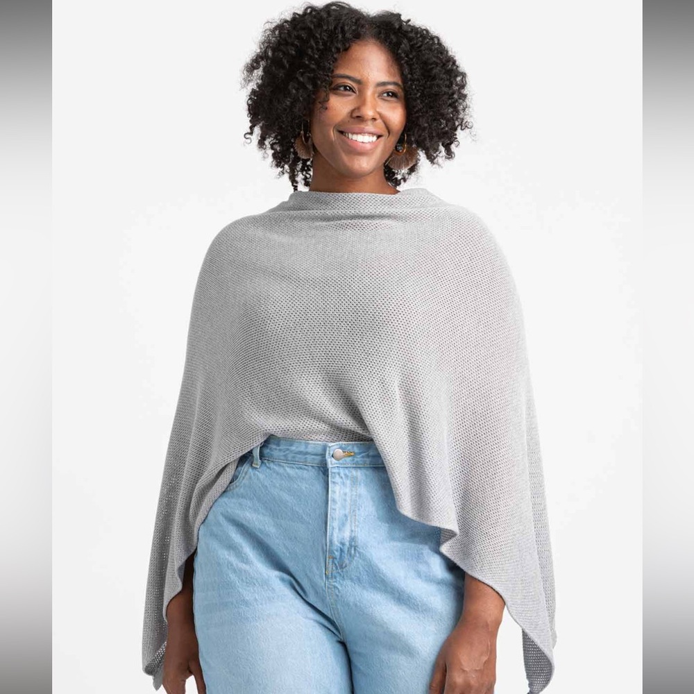 Gray nursing cover